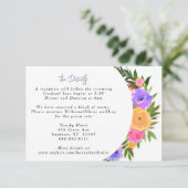 マゼン鮮やかタカジュアル紫バイオレットイエロー エンクロージャーカード (スタンド正面)