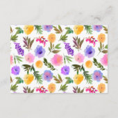 マゼン鮮やかタカジュアル紫バイオレットイエロー エンクロージャーカード (裏面)