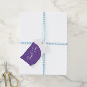 マゼン鮮やかタカジュアル紫バイオレットイエロー ギフトタグ (より糸つき)