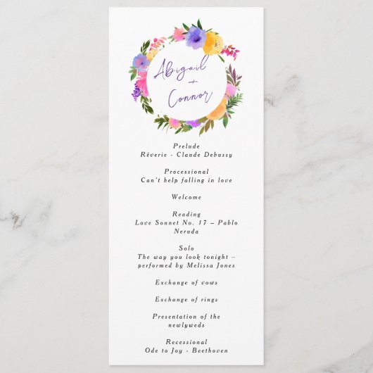 マゼン鮮やかタカジュアル紫バイオレットイエロー プログラム (正面)