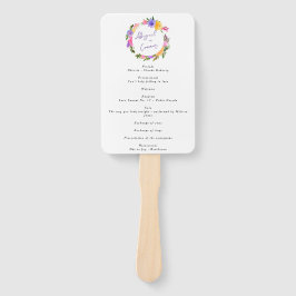 マゼン鮮やかタカジュアル・バイオレット・イエロー・プログラム ハンドファン