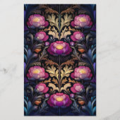 マゼン鮮やかタ、ピンク牡丹開花CT3クラフト紙 (正面)