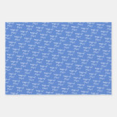 マゼールトフ!ブルースター・オブ・デイビッド&水玉模様 ラッピングペーパーシート (正面2)