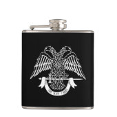 マソニックのシンボルとしての両頭のワシ フラスク (正面)