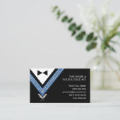 マソニックのフリーメーソン事務局長の宝石 名刺 (スタンド正面)