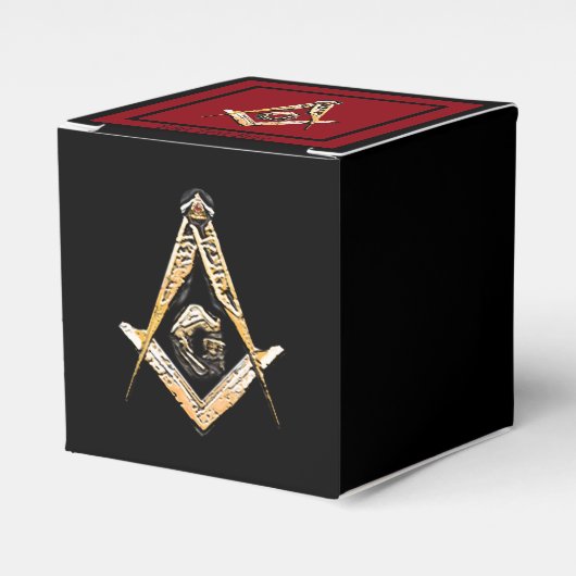 マソニックの心(黄色がかった) フェイバーボックス (正面サイド)