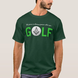 マソニックカスタムゴルフシャツ  フリーメソンTシャツ Tシャツ