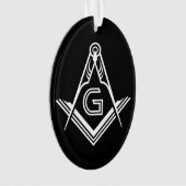 マソニッククリスマスオーナメント |フリーメーソンの贈り物 オーナメント (正面)