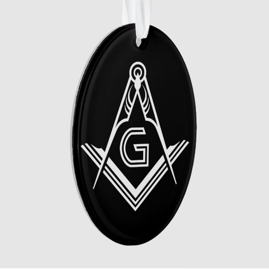 マソニッククリスマスオーナメント |フリーメーソンの贈り物 オーナメント (正面)