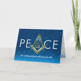 マソニッククリスマスカード | Freemassony休日 シーズンカード