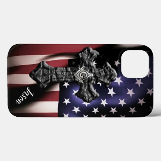 マソニッククロス Case-Mate iPhoneケース (裏面 (横))