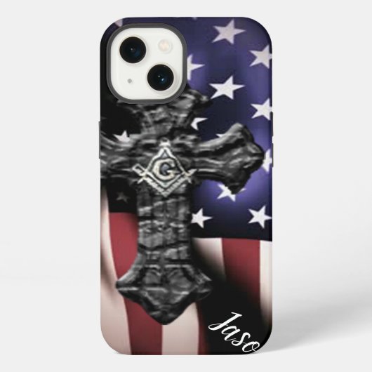 マソニッククロス iPhoneケース (裏面)
