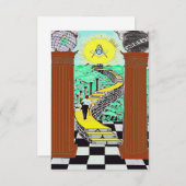 マソニックシュリナーズ招待状 招待状 (正面/裏面)