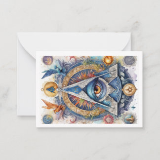 マソニックスタイルはがき ノートカード