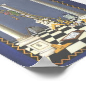 マソニックトレーシングボード – 入門弟子3 ポスター (角)