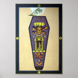 マソニックトレーシングボード – Master Mason ポスター