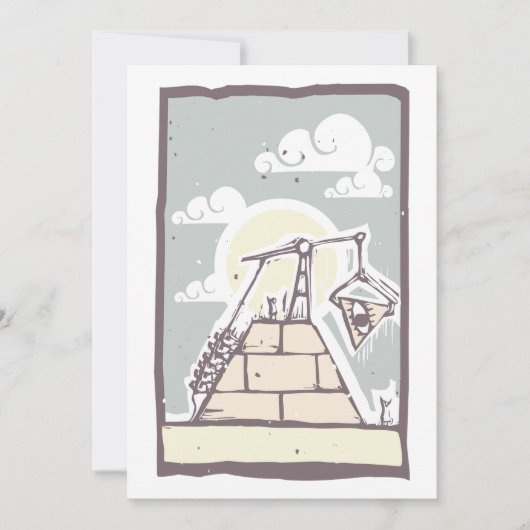 マソニックピラミッド招待状 招待状 (正面)