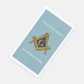 マソニックフリーメーソンスクエアとコンパスブルー (コーナー)