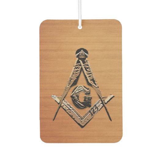 マソニックマインド（ゴールデンウッド） カーエアーフレッシュナー (正面)