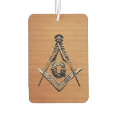 マソニックマインド（ゴールデンウッド） カーエアーフレッシュナー (裏面)