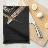 マソニックマインド（ゴールデンブラウン） キッチンタオル (四つ折り)