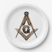 マソニックマインド ペーパープレート (正面)