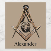 マソニックマインド ワインラベル (シングルラベル)