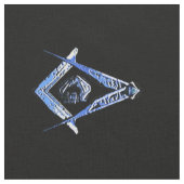 マソニックマインド（青） ファブリック (クローズアップ)