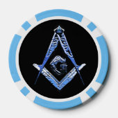マソニックマインド(BrightBlue) ポーカーチップ (裏面)