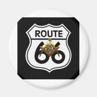 マソニックルート66シールド マグネット