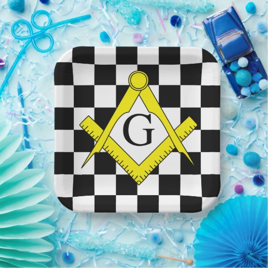 マソニックロッジ紙プレート ペーパープレート (パーティー)