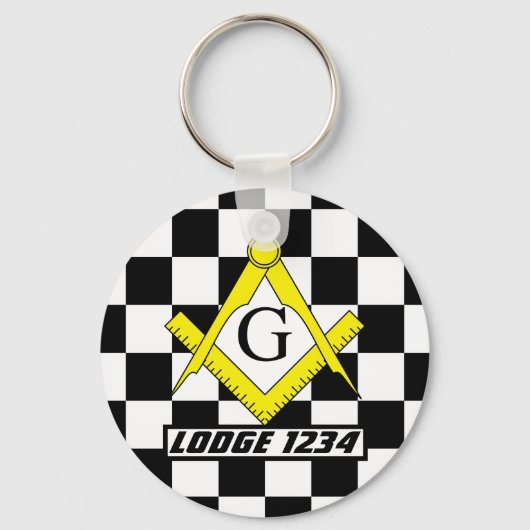 マソニックロッジ キーホルダー (正面)