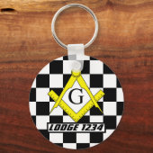 マソニックロッジ キーホルダー (正面)