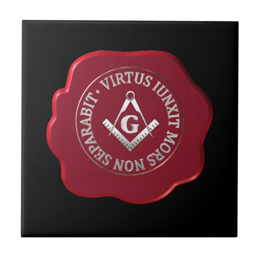 マソニックワックスシール タイル (正面)