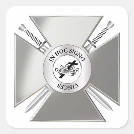 マソニック十字 スクエアシール (正面)