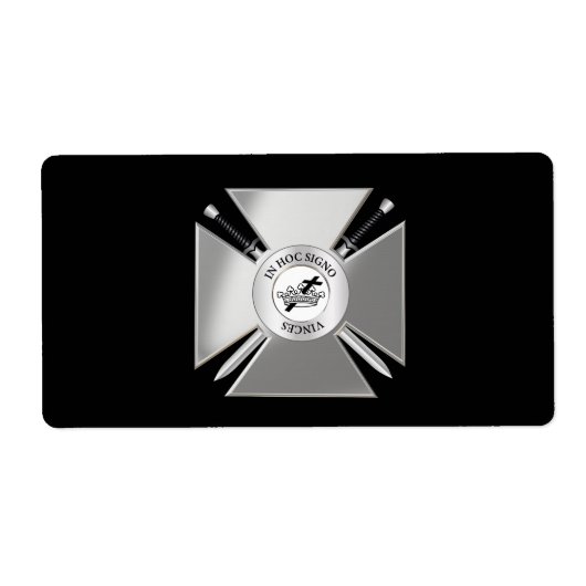 マソニック十字 ラベル (正面)