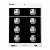 マソニック十字 ラベル (フルシート)