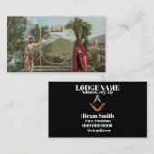 マソニック名刺 名刺 (正面/裏面)