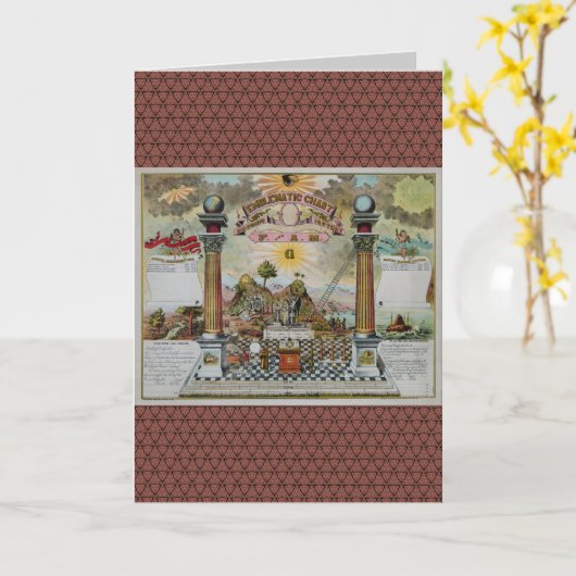 マソニック図2 カード (黄色い花)