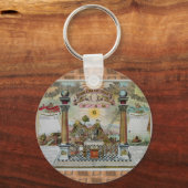 マソニック図2 キーホルダー (正面)