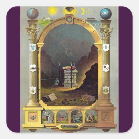 マソニック図 スクエアシール (正面)