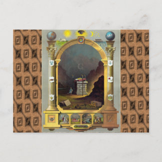 マソニック図 ポストカード