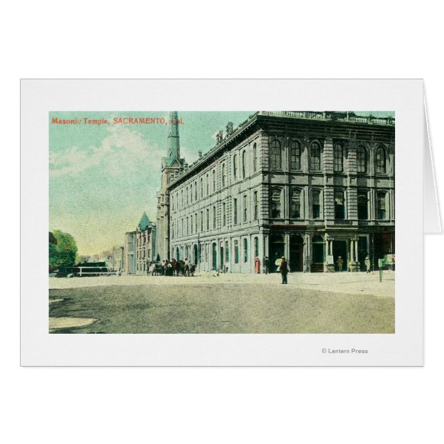 マソニック寺院の外観 (正面横)