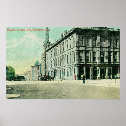マソニック寺院の外観2 ポスター (正面)