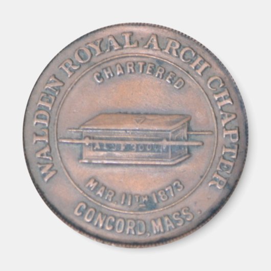 マソニック王室のアーチペニー磁石 マグネット (正面)