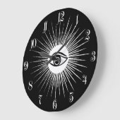 マソニック目 ラージ壁時計 (傾斜)