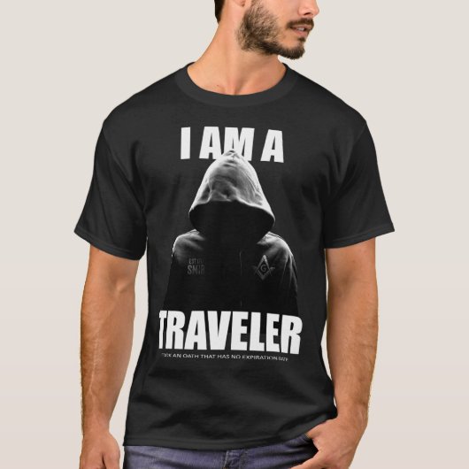マソニック私は旅行者SMIBフリーメーソン Tシャツ (正面)