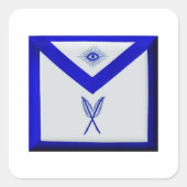 マソニック秘書エプロン スクエアシール (正面)