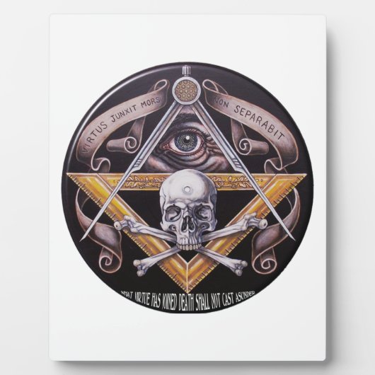 マソニック美徳 フォトプラーク (正面)