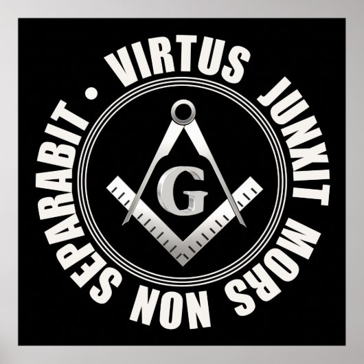 マソニック記号ポスター ポスター (正面)